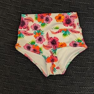 VS PINK High Waist Bikini Bottoms XS